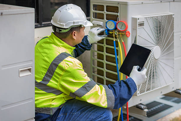 Professional Hvac Maintenance technician working in Elkhorn, WI